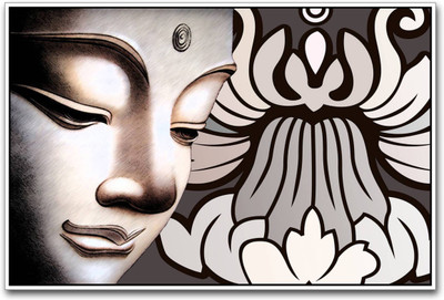 

Aabhaas Buddha Wall Poster Fine Art Print(12 inch X 18 inch, Rolled)