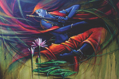 

Aabhaas Krishna Wall Poster Fine Art Print(12 inch X 18 inch, Rolled)