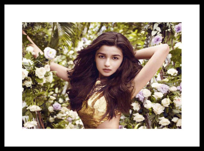 

Aabhaas Alia Bhatt Wall Poster Fine Art Print(12 inch X 18 inch, Rolled)