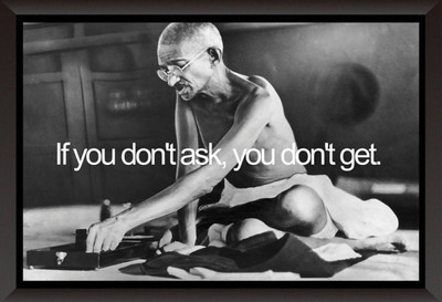 

Aabhaas Mahatma Gandhi Wall Poster Fine Art Print(12 inch X 18 inch, Rolled)