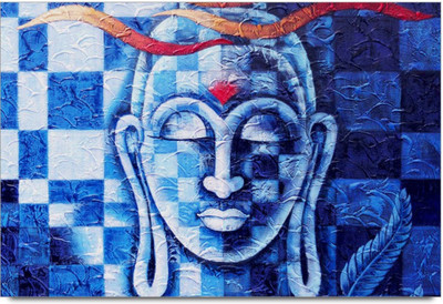 

Aabhaas Buddha Wall Poster Fine Art Print(12 inch X 18 inch, Rolled)