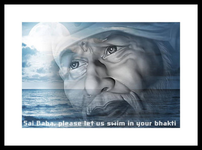 

Aabhaas Sai Baba Wall Poster Fine Art Print(12 inch X 18 inch, Rolled)
