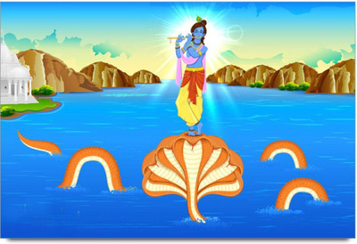 

Aabhaas Krishna Wall Poster Fine Art Print(12 inch X 18 inch, Rolled)