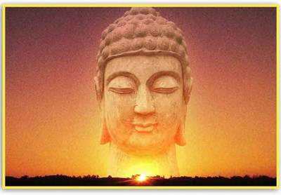 

Aabhaas Buddha Wall Poster Fine Art Print(12 inch X 18 inch, Rolled)