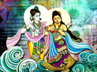 

Aabhaas Krishna Wall Poster Fine Art Print(12 inch X 18 inch, Rolled)