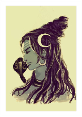

Aabhaas Shiva Wall Poster Fine Art Print(12 inch X 18 inch, Rolled)