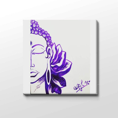 

Aabhaas Buddha Wall Poster Fine Art Print(12 inch X 18 inch, Rolled)