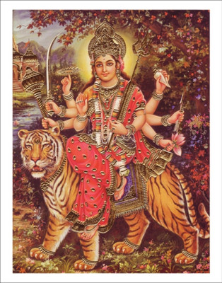 

Aabhaas Mata Lakshmi Wall Poster Fine Art Print(12 inch X 18 inch, Rolled)