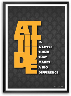 

Aabhaas Winston Churchill Wall Poster Fine Art Print(12 inch X 18 inch, Rolled)
