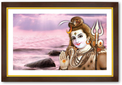 

Aabhaas Shiva Wall Poster Fine Art Print(12 inch X 18 inch, Rolled)