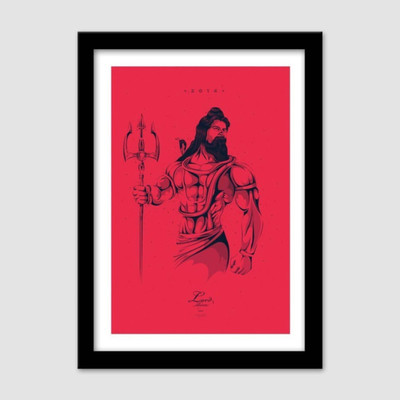 

Aabhaas Shiva Wall Poster Fine Art Print(12 inch X 18 inch, Rolled)