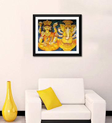 

Aabhaas Ganesha Wall Poster Fine Art Print(12 inch X 18 inch, Rolled)