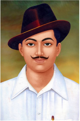 

Aabhaas Bhagat Singh Wall Poster Fine Art Print(12 inch X 18 inch, Rolled)