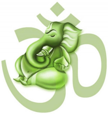 

Aabhaas Ganesha Wall Poster Fine Art Print(12 inch X 18 inch, Rolled)