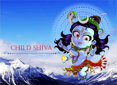 

Aabhaas Shiva Wall Poster Fine Art Print(12 inch X 18 inch, Rolled)