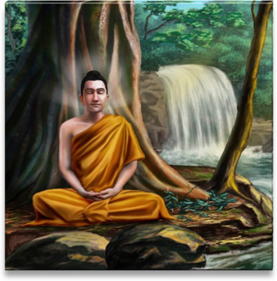 

Aabhaas Buddha Wall Poster Fine Art Print(12 inch X 18 inch, Rolled)