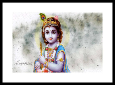 

Aabhaas Krishna Wall Poster Fine Art Print(12 inch X 18 inch, Rolled)