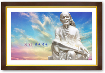 

Aabhaas Sai Baba Wall Poster Fine Art Print(12 inch X 18 inch, Rolled)