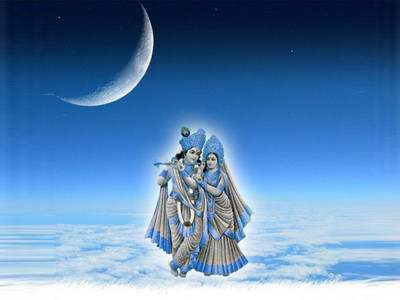 

Aabhaas Radha Krishna Wall Poster Fine Art Print(12 inch X 18 inch, Rolled)