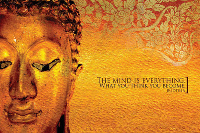 

Aabhaas Buddha Wall Poster Fine Art Print(12 inch X 18 inch, Rolled)