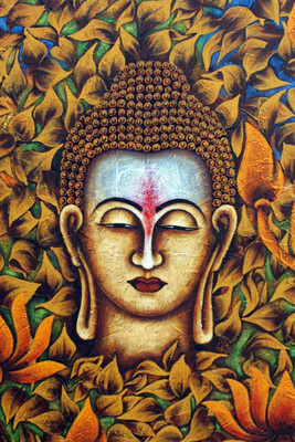

Aabhaas Buddha Wall Poster Fine Art Print(12 inch X 18 inch, Rolled)