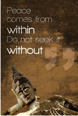 

Aabhaas Buddha Wall Poster Fine Art Print(12 inch X 18 inch, Rolled)