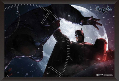 

Aabhaas Batman Arkham Origins Wall Poster Fine Art Print(12 inch X 18 inch, Rolled)