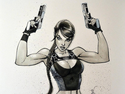 

Aabhaas Tomb Raider Wall Poster Fine Art Print(12 inch X 18 inch, Rolled)
