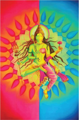 

Aabhaas Shiva Parvathi Wall Poster Fine Art Print(12 inch X 18 inch, Rolled)