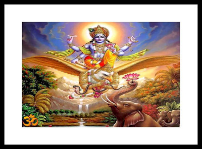 

Aabhaas Vishnu Wall Poster Fine Art Print(12 inch X 18 inch, Rolled)