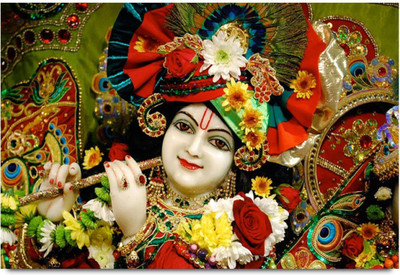

Aabhaas Radha Krishna Wall Poster Fine Art Print(12 inch X 18 inch, Rolled)