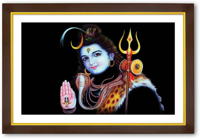 Aabhaas Shiva Wall Poster Fine Art Print(12 inch X 18 inch, Rolled)