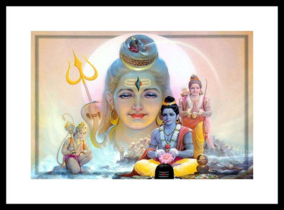 

Aabhaas Shiva Wall Poster Fine Art Print(12 inch X 18 inch, Rolled)