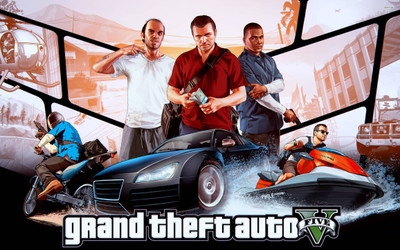 

Aabhaas GTA - GrATHAND Theft Auto Wall Poster Fine Art Print(12 inch X 18 inch, Rolled)