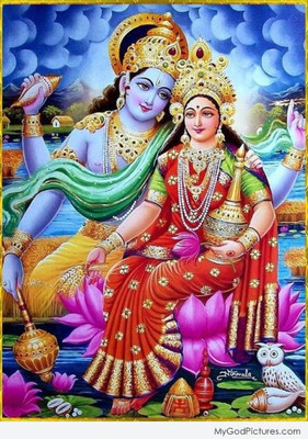 

Aabhaas Vishnu Wall Poster Fine Art Print(12 inch X 18 inch, Rolled)