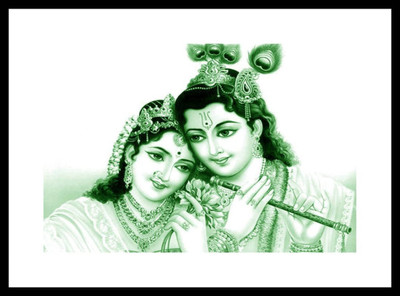 

Aabhaas Krishna Wall Poster Fine Art Print(12 inch X 18 inch, Rolled)