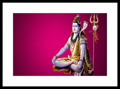 

Aabhaas Shiva Wall Poster Fine Art Print(12 inch X 18 inch, Rolled)
