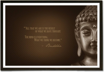 

Aabhaas Buddha Wall Poster Fine Art Print(12 inch X 18 inch, Rolled)