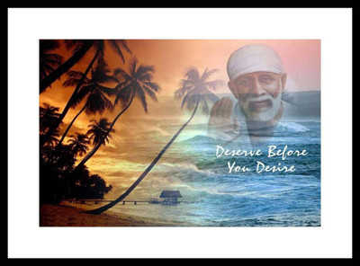 

Aabhaas Sai Baba Wall Poster Fine Art Print(12 inch X 18 inch, Rolled)