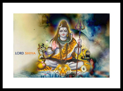 

Aabhaas Shiva Wall Poster Fine Art Print(12 inch X 18 inch, Rolled)