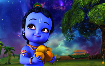 

Aabhaas Krishna Wall Poster Fine Art Print(12 inch X 18 inch, Rolled)