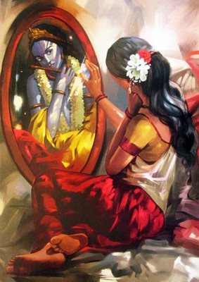 

Aabhaas Krishna Wall Poster Fine Art Print(12 inch X 18 inch, Rolled)