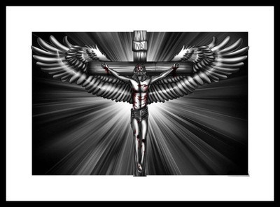

Aabhaas Jesus Christ Wall Poster Fine Art Print(12 inch X 18 inch, Rolled)