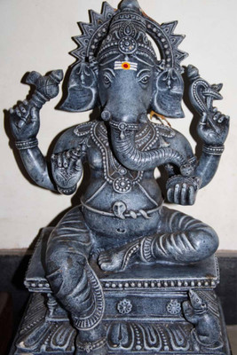 

Aabhaas Ganesha Wall Poster Fine Art Print(12 inch X 18 inch, Rolled)