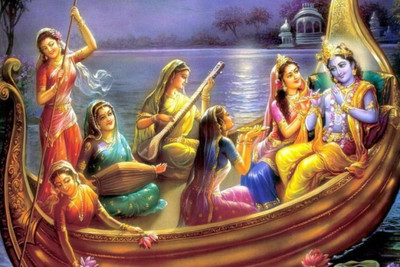 

Aabhaas Krishna Wall Poster Fine Art Print(12 inch X 18 inch, Rolled)