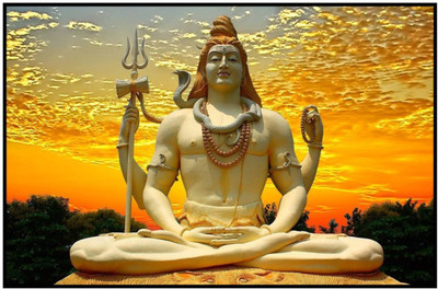 

Aabhaas Shiva Wall Poster Fine Art Print(12 inch X 18 inch, Rolled)