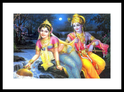 

Aabhaas Krishna Wall Poster Fine Art Print(12 inch X 18 inch, Rolled)