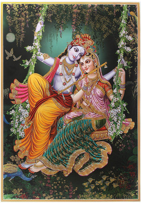 

Aabhaas Krishna Wall Poster Fine Art Print(12 inch X 18 inch, Rolled)