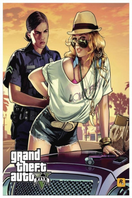 

Akhuratha GTA - Grand Theft Auto Fine Quality Wall Poster Paper Print(12 inch X 18 inch, Rolled)