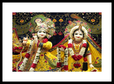 

Aabhaas Radha Krishna Wall Poster Fine Art Print(12 inch X 18 inch, Rolled)